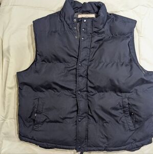 St John's Bay puffer vest XXL Navy‎ blue EUC